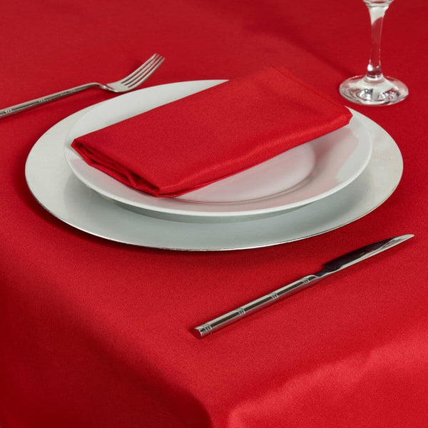 RED TABLECLOTH 178 x 366cm / 70" x 144"