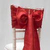 Red Taffeta Sashes