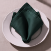 Premium Rich Emerald Soft-feel Linen Napkin
