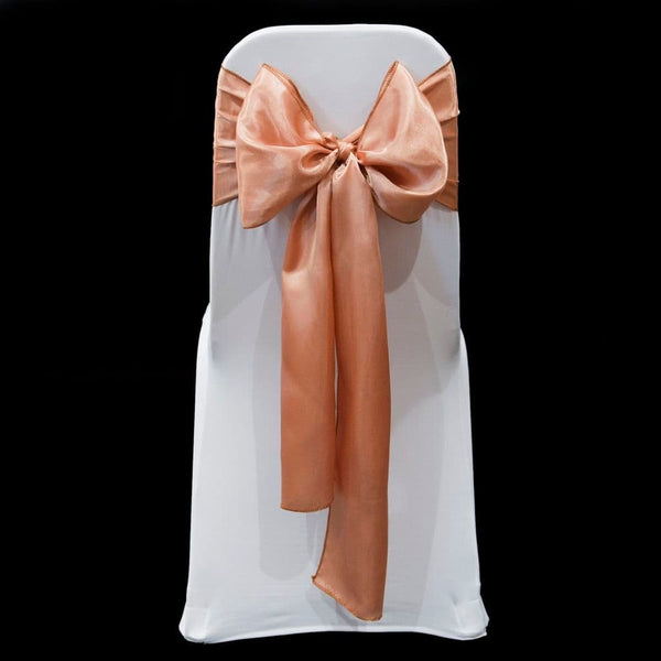 Rose Gold Taffeta Sash