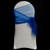 Royal Blue Organza Chair Cover Sash 35cm