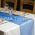 Royal Blue Organza Table Runner