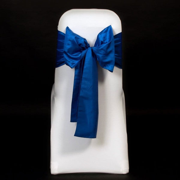 Royal Blue Taffeta Sashes