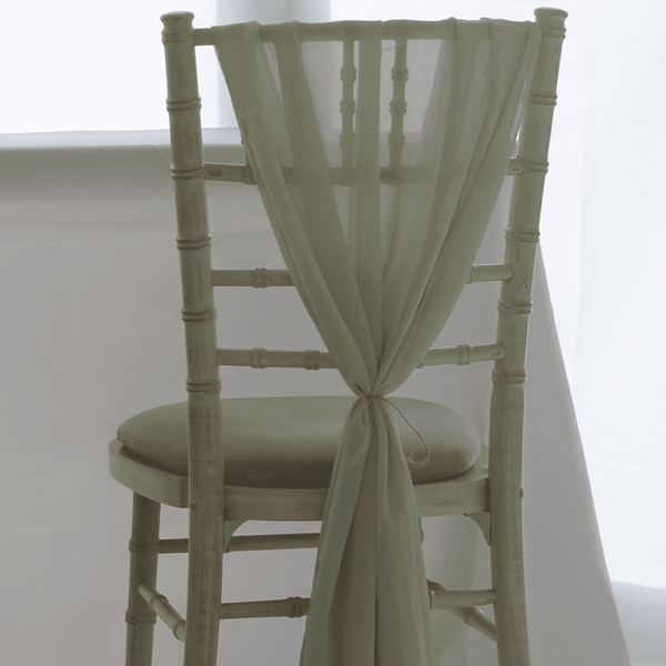 Sage Green Chiffon Vertical Drape (pack of 5)