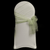 Sage Green Organza Chair Cover Sash 35cm