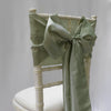 Sage Green Taffeta Sashes