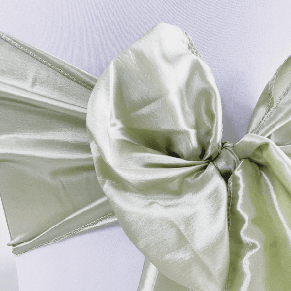 Sage Green Taffeta Sashes