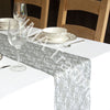 Silver Lace Table Runner