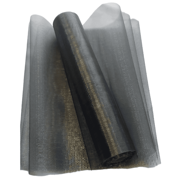 Silver Organza Fabric Roll 29cm X 25m -- IMA Trading Ltd