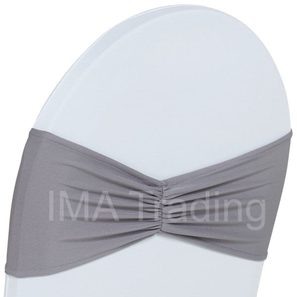 Silver Ruffled Spandex Lycra Band