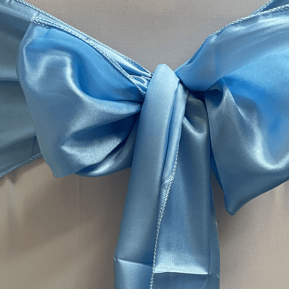 Sky Blue Satin Sash 18cm - SKYST - IMA Trading Ltd
