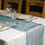 Teal Organza Table Runner
