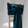 Teal Taffeta Sashes
