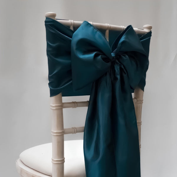 Teal Taffeta Sashes