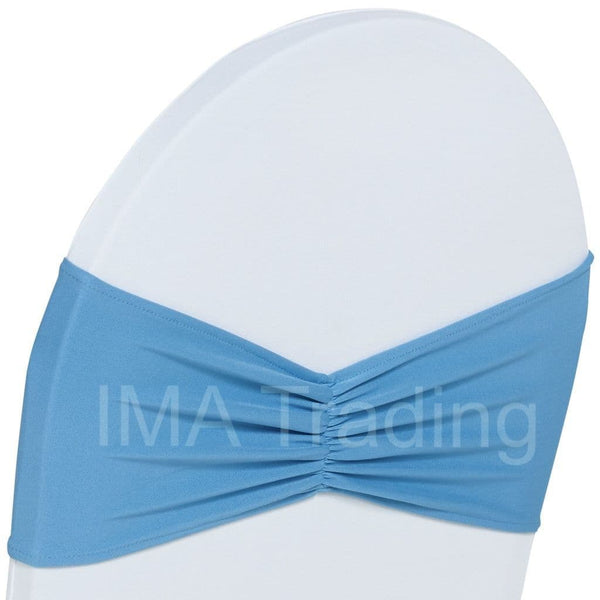 Turquoise Ruffled Spandex Lycra Band