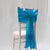 Turquoise Taffeta Sashes