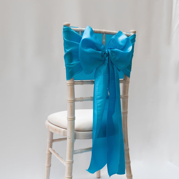 Turquoise Taffeta Sashes