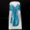 Turquoise Taffeta Sashes