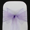 VIOLET ORGANZA SASH 23cm