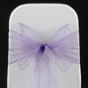 VIOLET ORGANZA SASH 23cm