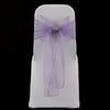 VIOLET ORGANZA SASH 23cm
