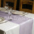 Violet Organza Table Runner