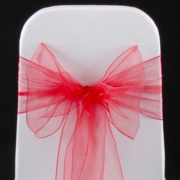 WATERMELON ORGANZA SASH 23cm