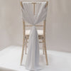 White Chiffon Vertical Drape (pack of 5)