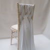 White Chiffon Vertical Drape (pack of 5)