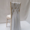 White Chiffon Vertical Drape (pack of 5)