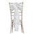White Crushed Taffeta Sash