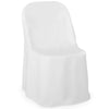WHITE FOLDING CHAIR COVER