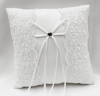 White Heart Lace Ring Bearer Pillow - Was £7.60 For 1! -- IMA Trading Ltd