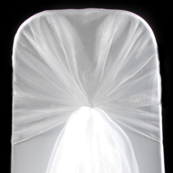 WHITE ORGANZA HOOD