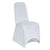 WHITE PREMIUM ARCH SPANDEX CHAIR COVER NEW