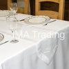WHITE TAFFETA EDGED ORGANZA TABLE RUNNER - WAS £2.59!