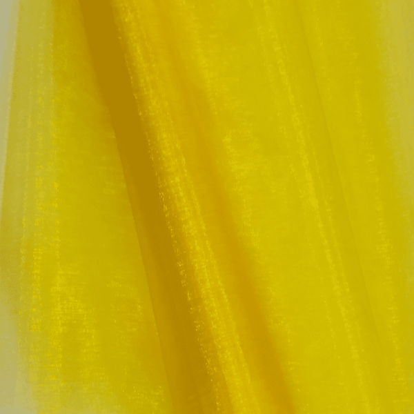 Yellow Gold Organza Fabric Roll 40cm X 9m