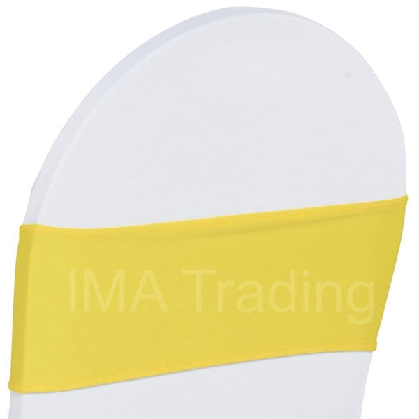 Yellow Plain Spandex Lycra Band
