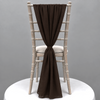 Chocolate Chiffon Vertical Drape New (pack Of 5)