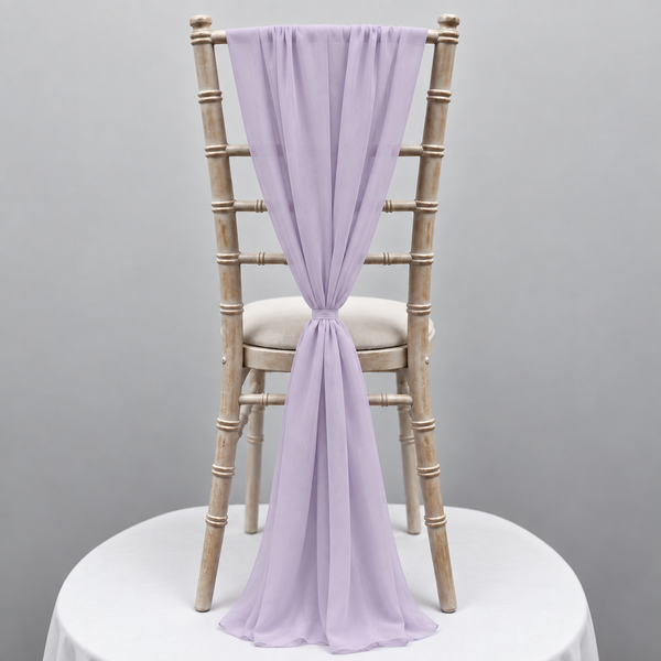 Lavender Chiffon Vertical Drape New (pack Of 5)