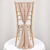 New Nude Chiffon Vertical Drape (pack Of 5)