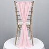 Soft Pink Chiffon Vertical Drape New (pack Of 5)
