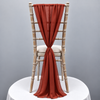 New Copper/rust Chiffon Vertical Drape (pack Of 5)