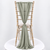 Sage Green Chiffon Vertical Drape (pack Of 5)