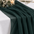 New Racing Green Chiffon Table Runner --IMA Trading Ltd