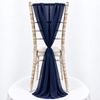 Navy Blue Chiffon Vertical Drape (pack Of 5) --IMA Trading Ltd