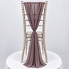 Soft Dusty Mauve Chiffon Vertical Drape New (pack Of 5) --IMA Trading Ltd