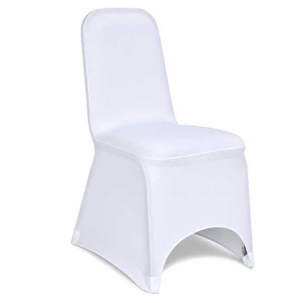 White Premium Arch Spandex Chair Cover New