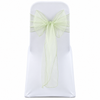 Sage Green Organza Sash 23cm
