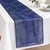 Dark Navy Organza Chair Cover Sash 35cm